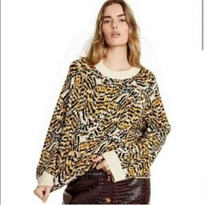 Rachel Comey x Target Striking Abstract Animal Print Sweater XXS